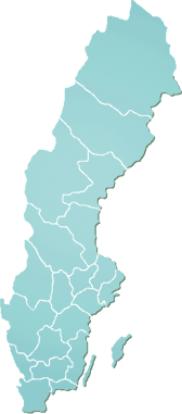 Map of Sweden